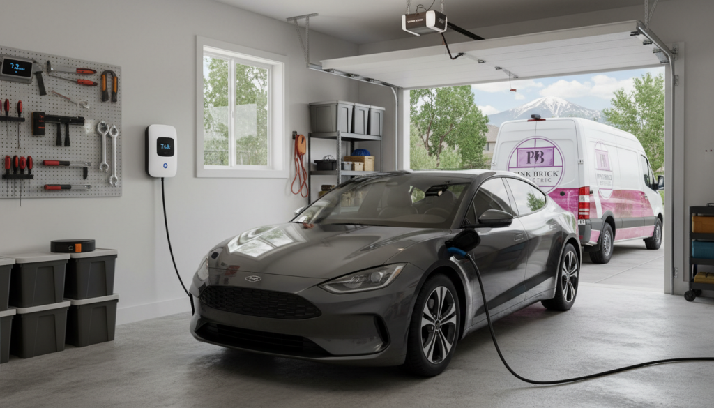 an electric car