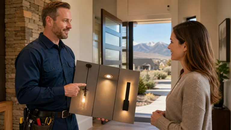 Question-Based Lighting Installation in Monument, CO Entryways